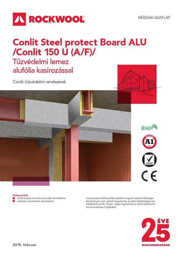 Rockwool Conlit Steel Protect Board Alu katalógus