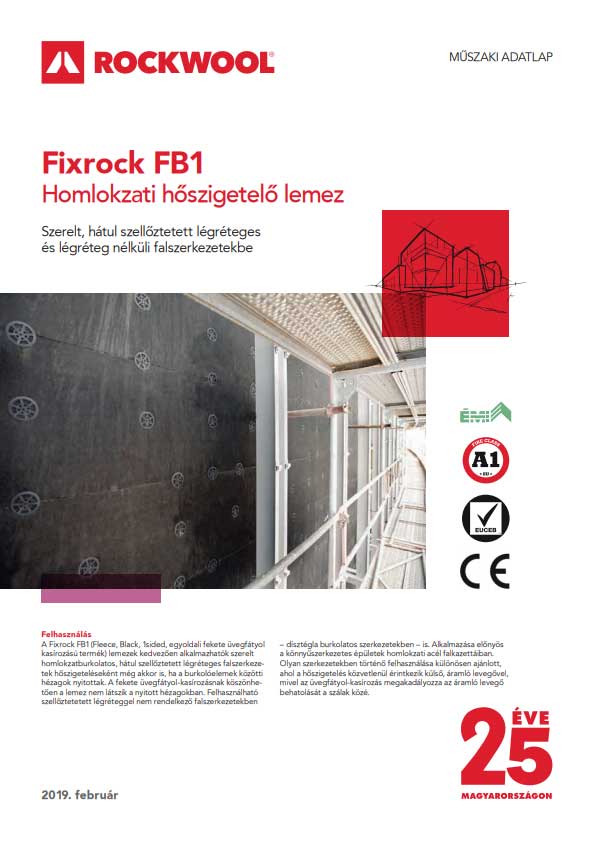 Rockwool Fixrock FB 1 katalógus