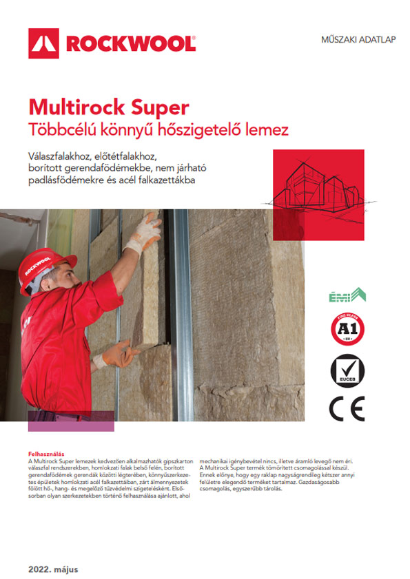 Rockwool Multirock Super katalógus